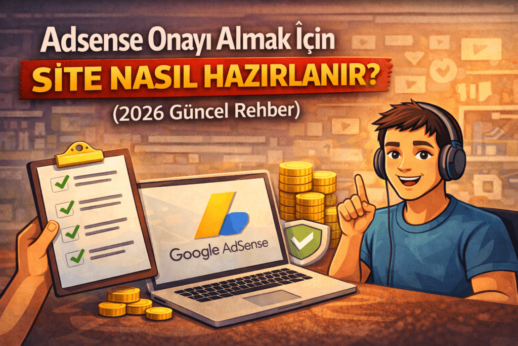 Adsense Onayı Almak İçin Site Nasıl Hazırlanır? (2026 Güncel Rehber)