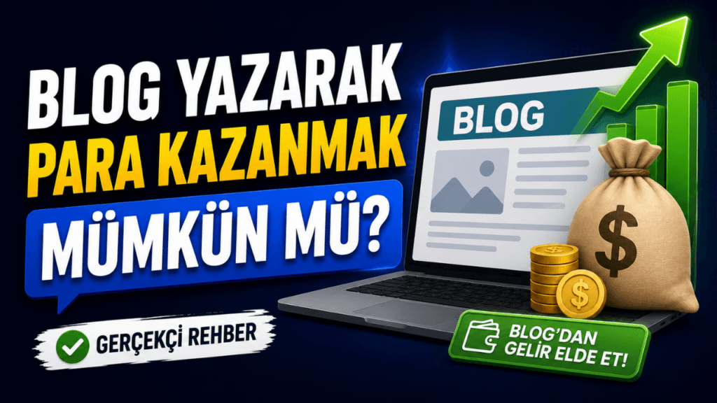 Blog Yazarak Para Kazanmak Mümkün mü? (Gerçekçi Rehber)