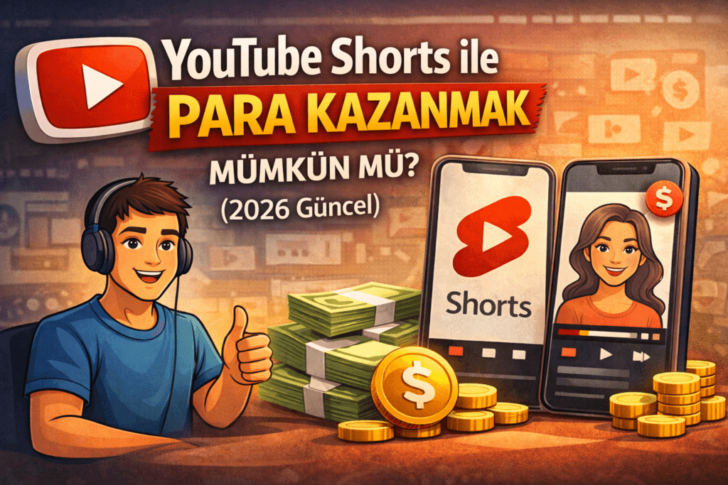 YouTube Shorts ile Para Kazanmak Mümkün mü? (2026 Güncel)