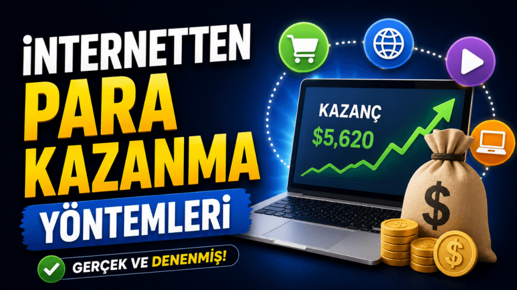 İnternetten Para Kazanma Yöntemleri (Gerçek ve Denenmiş)
