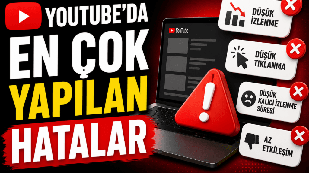 YouTube’da En Çok Yapılan Hatalar