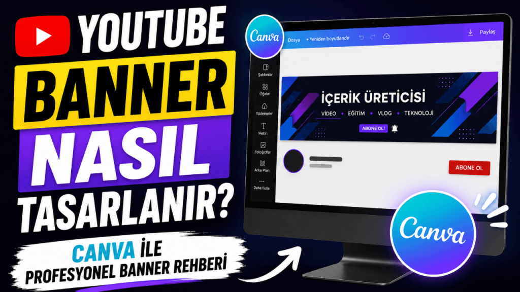 Youtube Banner Nasıl Tasarlanır? (Canva ile Profesyonel Banner Rehberi)