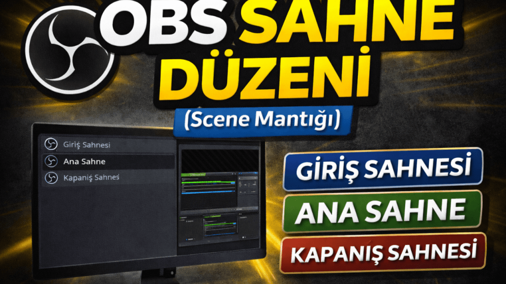 OBS Sahne Düzeni Nasıl Kurulur? (Scene Mantığı)