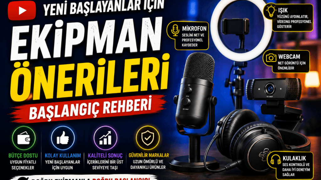 Yeni Başlayanlar İçin Ekipman Önerileri (Başlangıç Rehberi)