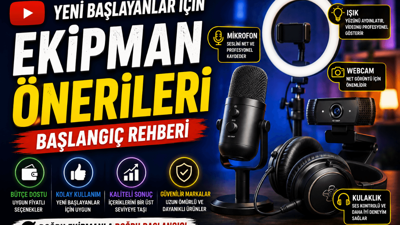 Yeni Başlayanlar İçin Ekipman Önerileri (Başlangıç Rehberi)