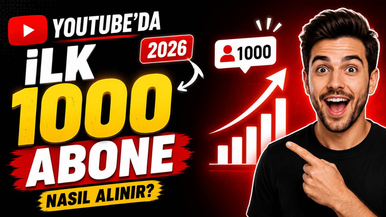 YouTube’da İlk 1000 Abone Nasıl Alınır? (2026 Strateji)