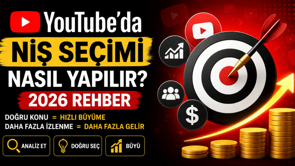 YouTube’da Niş Seçimi Nasıl Yapılır? (2026 Rehber)